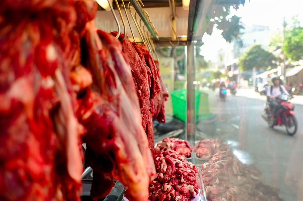 thịt bò tươi khó bảo quản