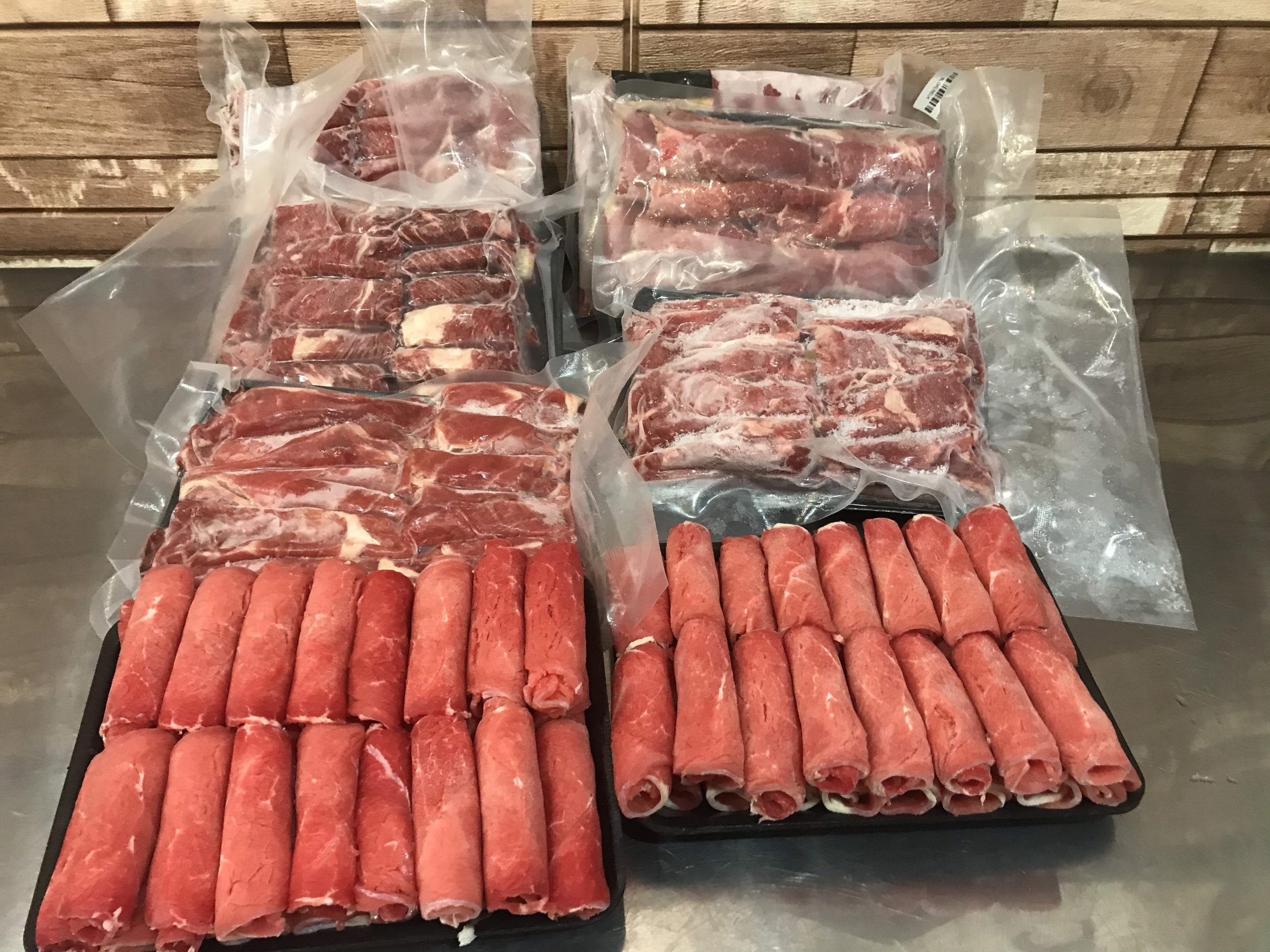 Thịt cổ bò úc cuộn