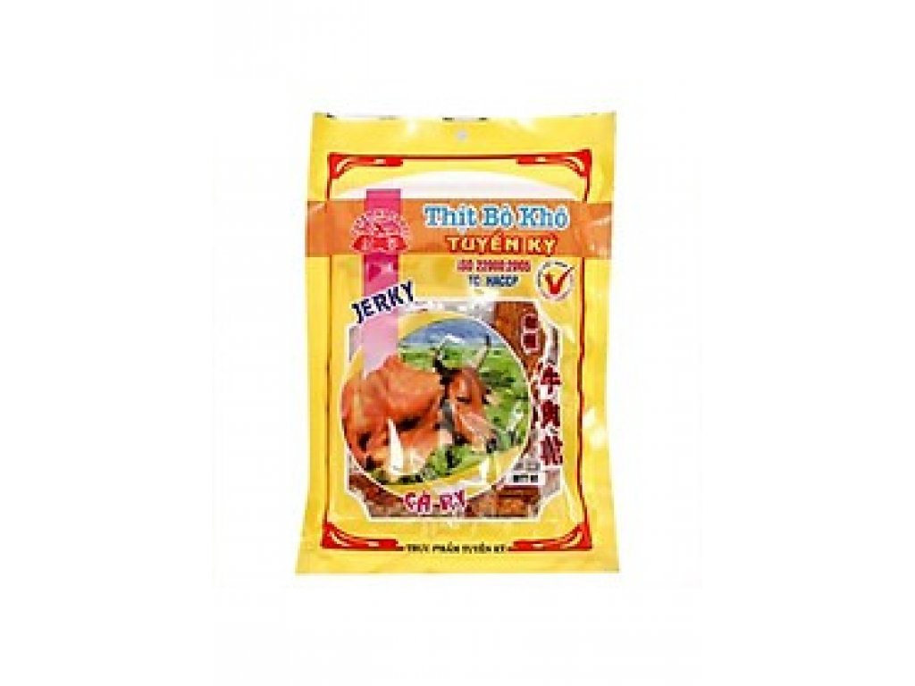 KHÔ BÒ CÀ RI TUYỀN KÝ 300g