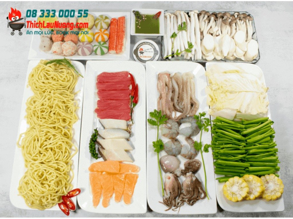 Set Lẩu 3-4 Người Không Cay từ 399k
