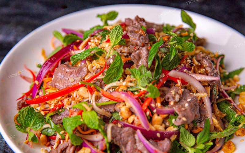 gỏi bắp bò mỹ