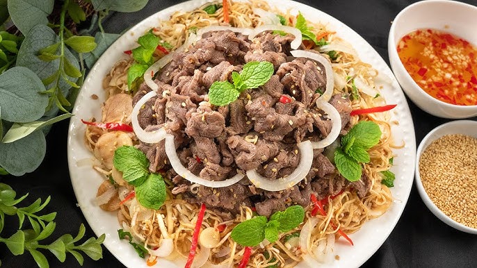 gỏi bắp bò mỹ