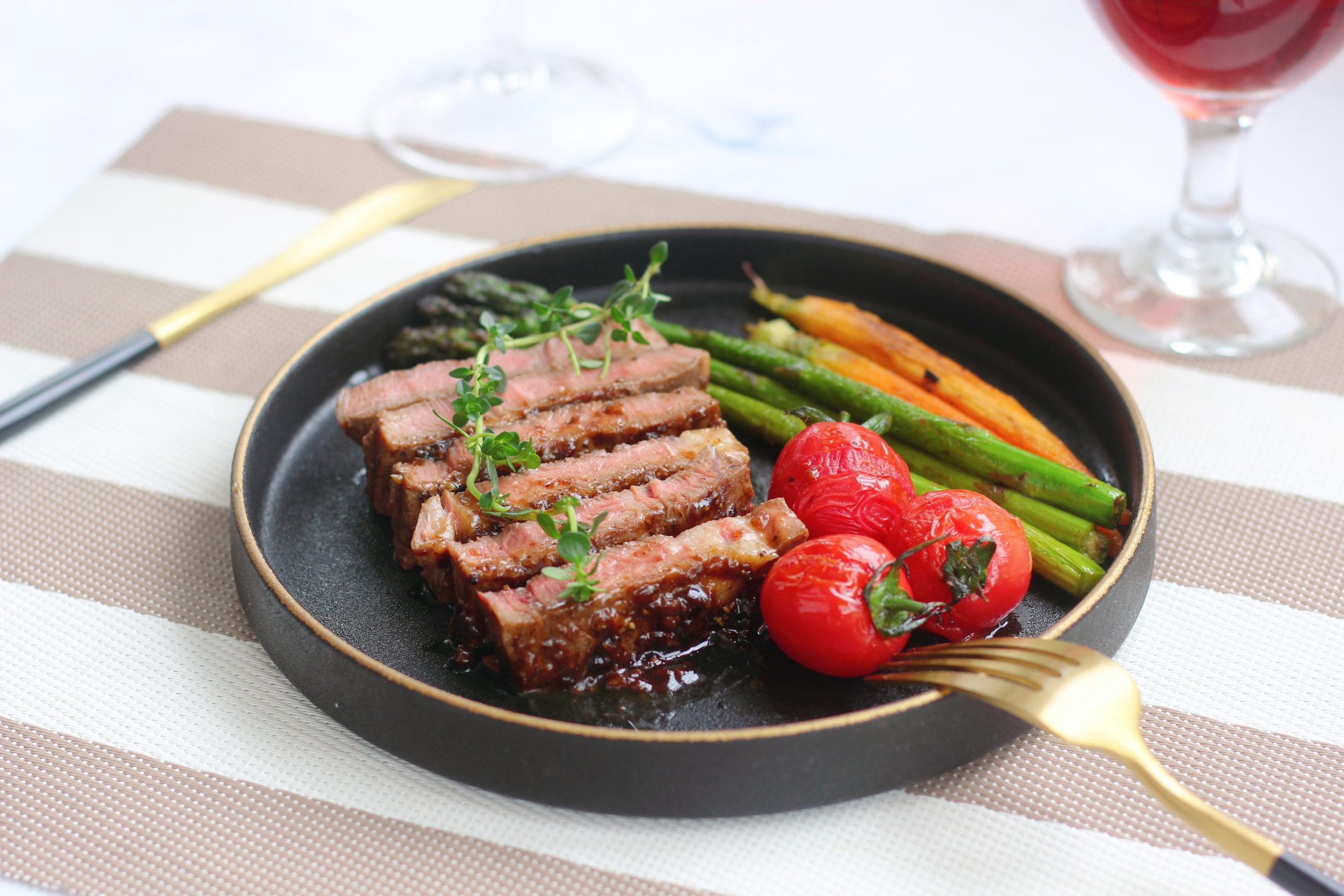 steak sốt bbq