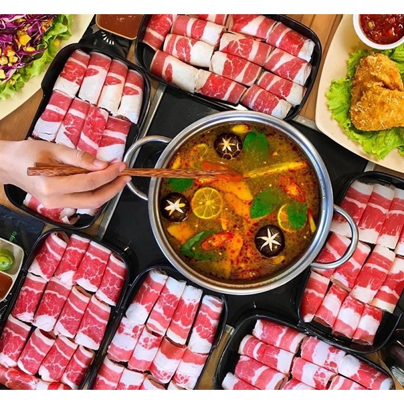 thịt ba chỉ bò nướng, samgyeopsal Hàn Quốc, thịt bò Mỹ nướng, ba chỉ bò nhập khẩu
