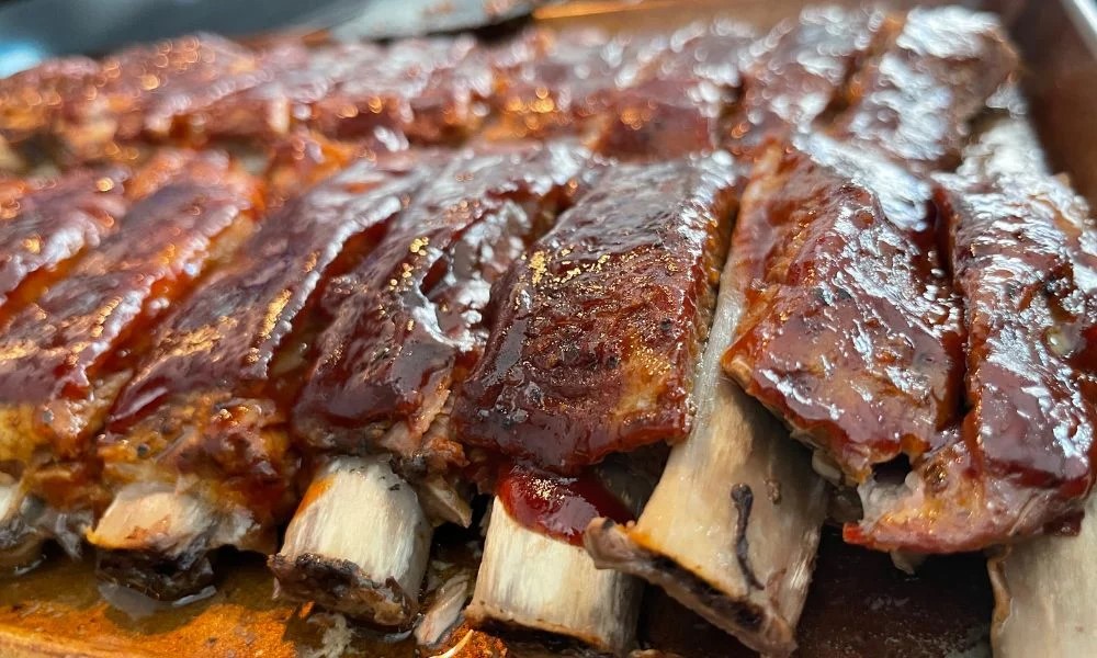  sườn bò hầm, sườn bò nướng