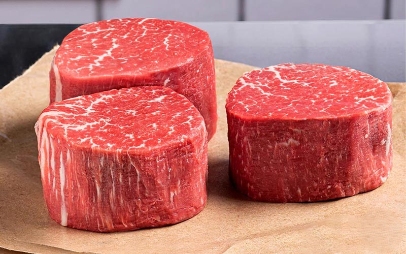 thịt bò thăn nội, phần cắt sang trọng